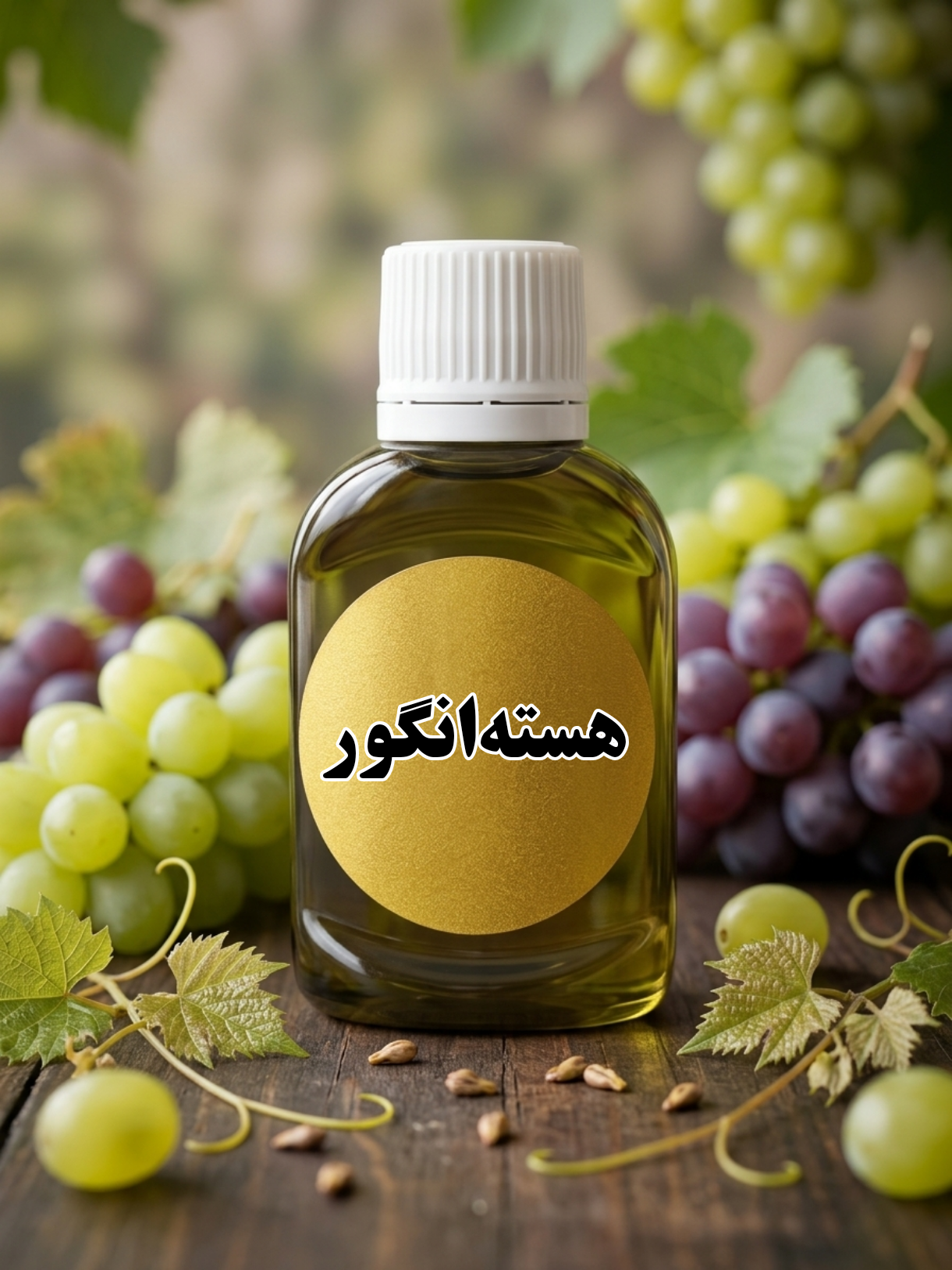 روغن هسته انگور خوراکی (کلدپرس)