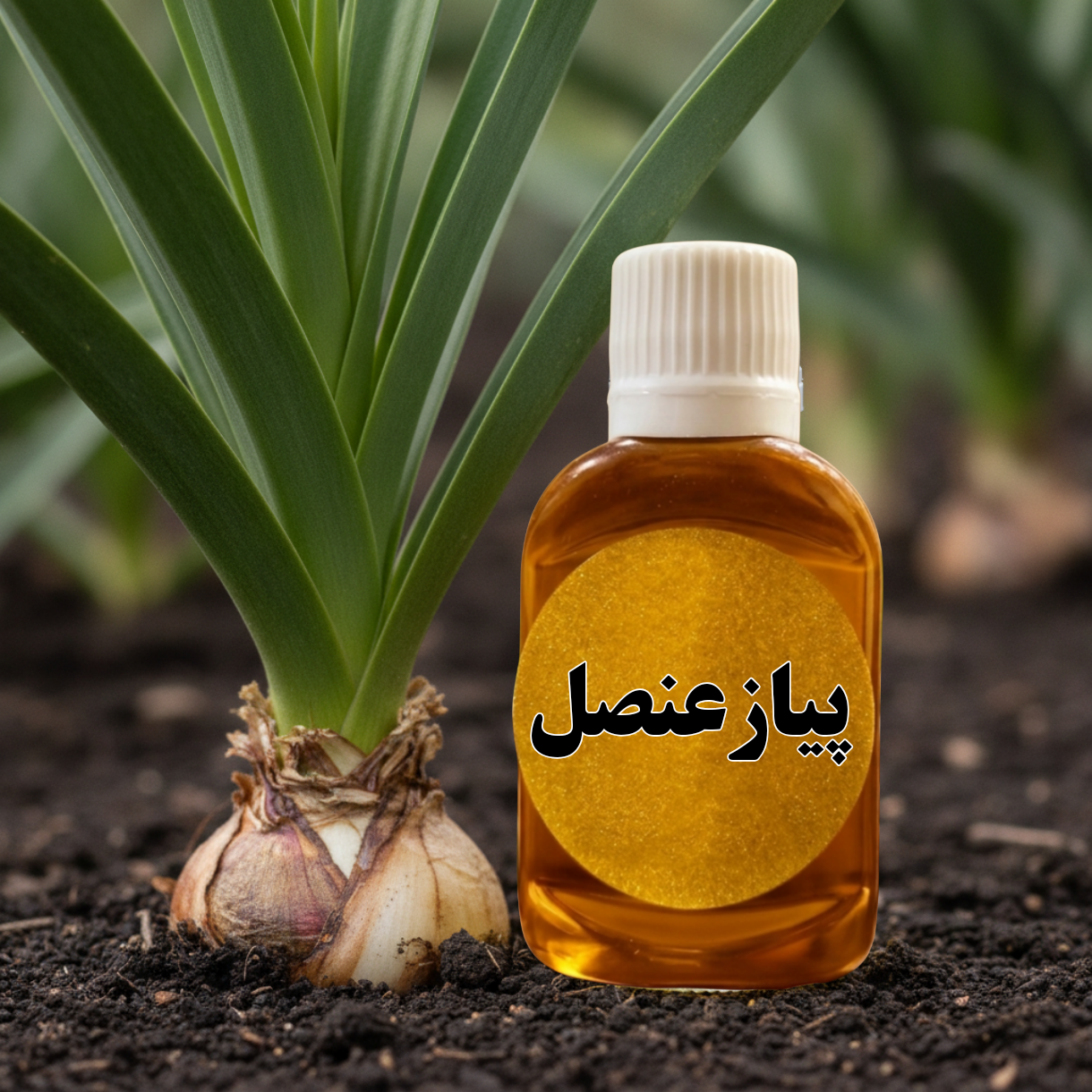 روغن پیاز عنصل پایه کنجد